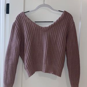 LA Hearts Knotted Sweater